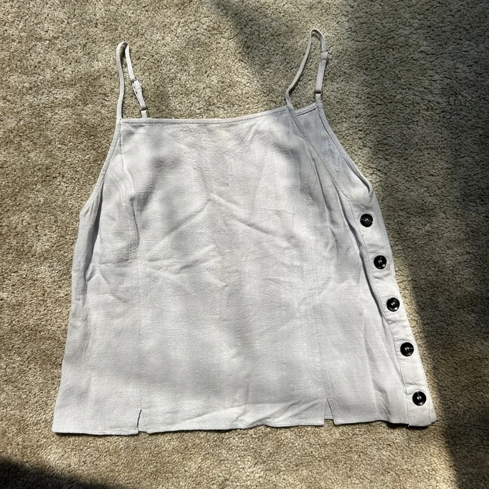 Blue “Sadie and sage” tank top - Picture 3 of 4